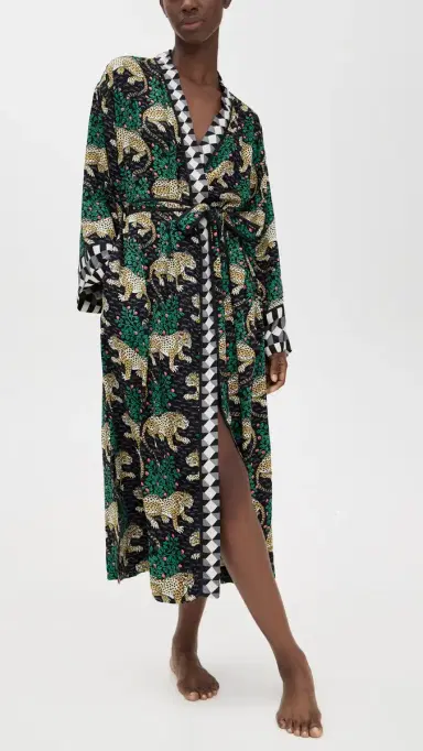 Printfresh Long Robe BAGHEERA, Ink S/M | Thumbnail 5 Printfresh Long Robe BAGHEERA, Ink S/M | Thumbnail 5