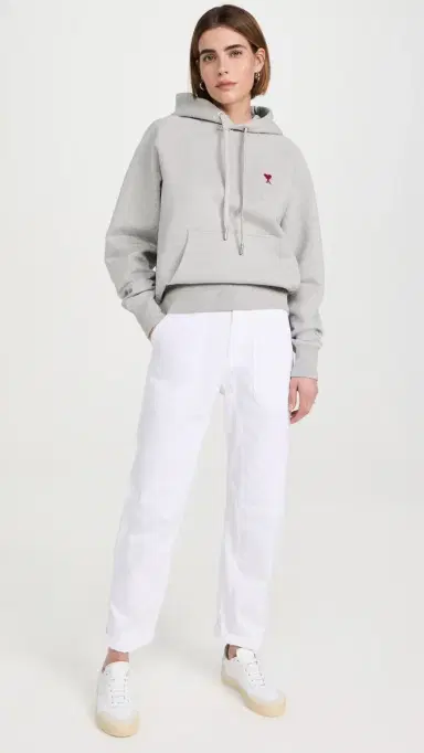 AMI De Coeur Unisex Hoodie Heather Ash Grey | Thumbnail 6