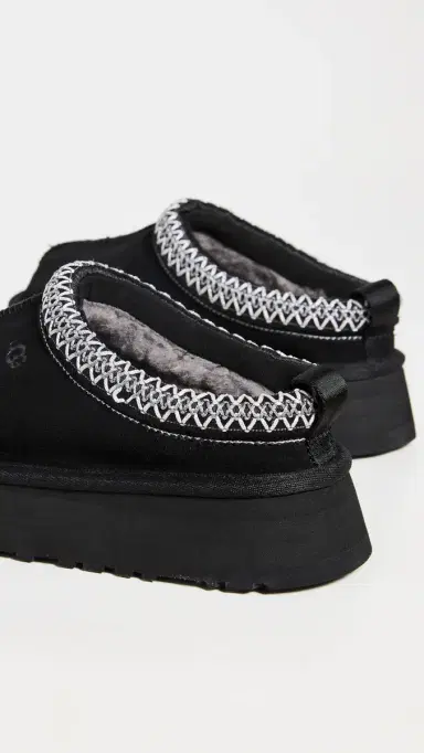 UGG Tazz Slippers Black 6 | Thumbnail 3