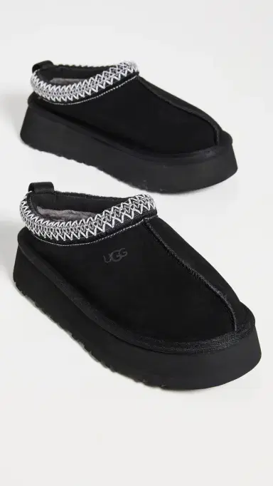 UGG Tazz Slippers Black 6 | Thumbnail 4