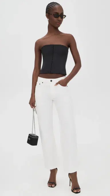 Guizio Satin Corset Black | Thumbnail 5