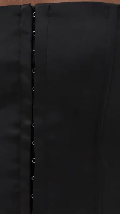 Guizio Satin Corset Black | Thumbnail 6