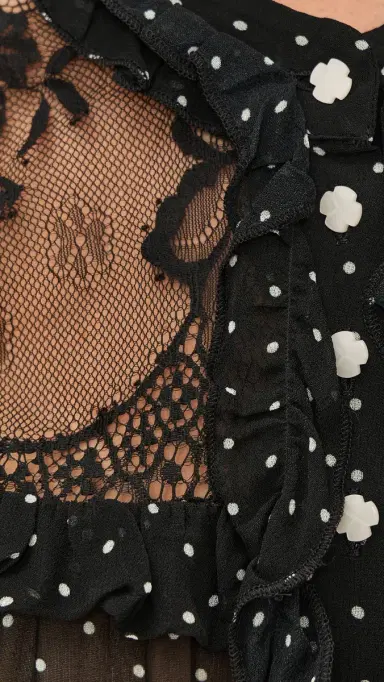 Sea elody Polka Dot Dress Black | Thumbnail 6 Sea elody Polka Dot Dress Black | Thumbnail 6