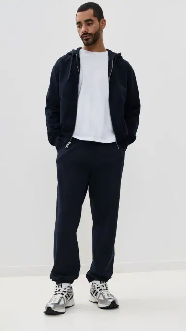 Reigning Champ Midweight Terry Cuffed Relaxed Sweatpants Navy | Thumbnail 2 Reigning Champ Midweight Terry Cuffed Relaxed Sweatpants Navy | Thumbnail 2