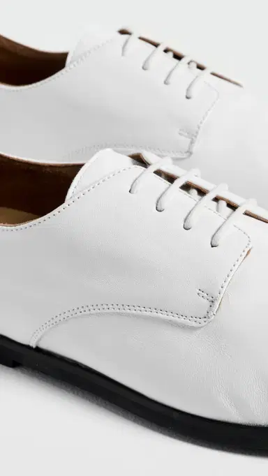 Common Projects Soft Derby Shoes In Leather Off White | Thumbnail 6 Common Projects Soft Derby Shoes In Leather Off White | Thumbnail 6