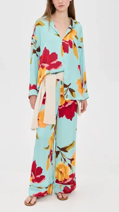 Free People Dreamy Days Pajama Set Bloomrush Print | Thumbnail 2 Free People Dreamy Days Pajama Set Bloomrush Print | Thumbnail 2