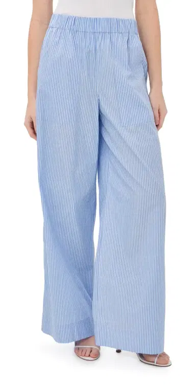 SIMKHAI Arden Pants Periwinkle tripe | Thumbnail 1 SIMKHAI Arden Pants Periwinkle tripe | Thumbnail 1