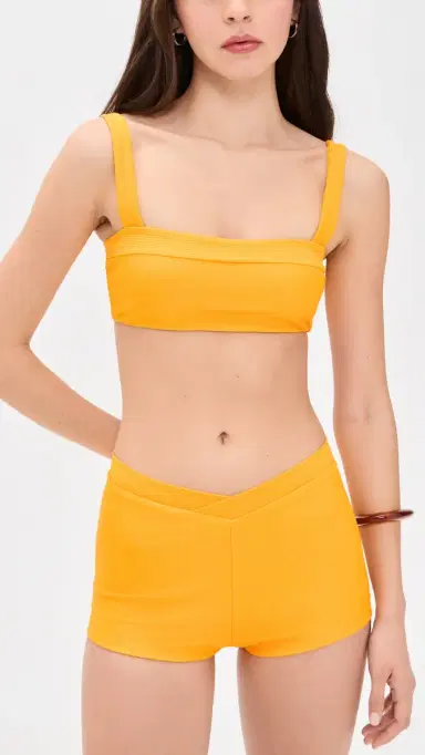 JADE Swim Raya Bikini Shorts Golden | Thumbnail 4
