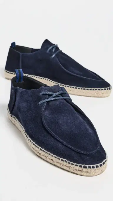Castañer Ned Suede Lace Up Espadrilles Azul Oscuro 41 | Thumbnail 4 Castañer Ned Suede Lace Up Espadrilles Azul Oscuro 41 | Thumbnail 4