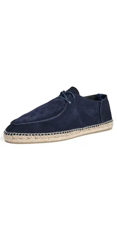 Castañer Ned Suede Lace Up Espadrilles Azul Oscuro 41 | Thumbnail 1 Castañer Ned Suede Lace Up Espadrilles Azul Oscuro 41 | Thumbnail 1
