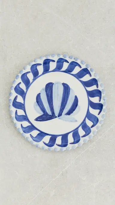 CAROLINA K Dessert Plate Blue One Size | Thumbnail 3