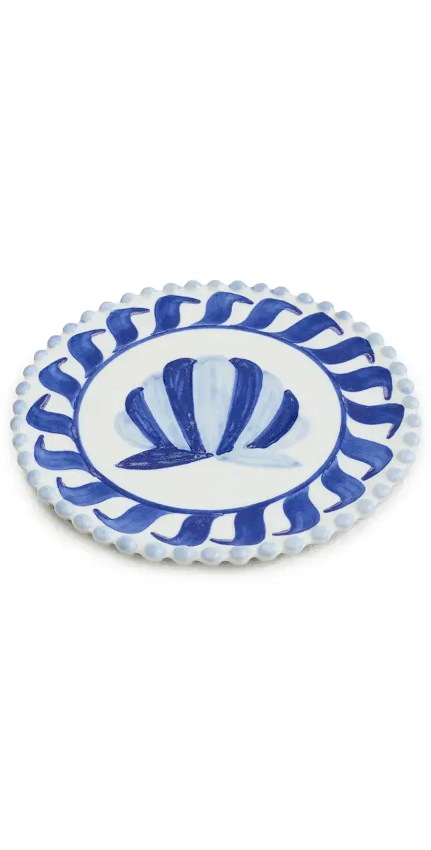 CAROLINA K Dessert Plate Blue One Size
