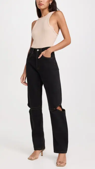 STILL HERE Cowgirl Jeans Washed Black | Thumbnail 5 STILL HERE Cowgirl Jeans Washed Black | Thumbnail 5