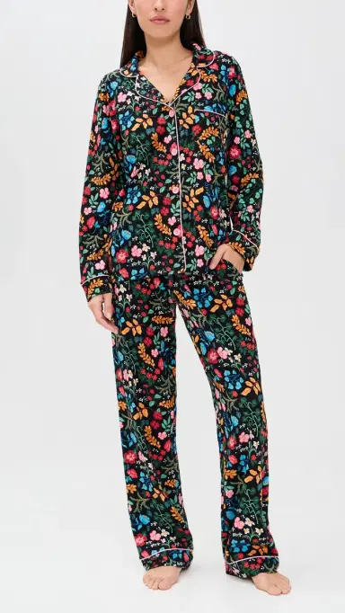 BedHead PJs Winter Blooms Classic Pajama et Winter Blooms | Thumbnail 2 BedHead PJs Winter Blooms Classic Pajama et Winter Blooms | Thumbnail 2