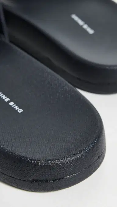 ANINE BING Isla Slides Marine Blue | Thumbnail 4