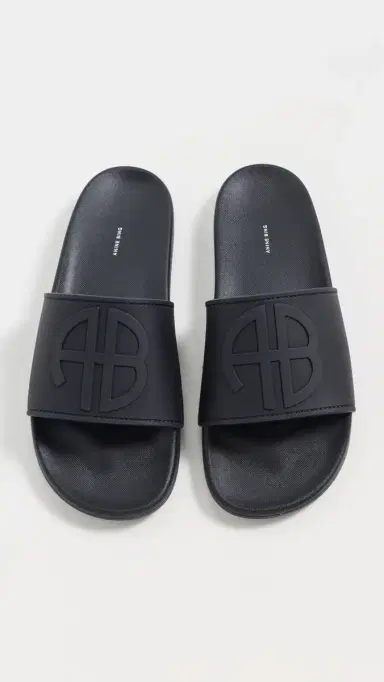 ANINE BING Isla Slides Marine Blue | Thumbnail 5