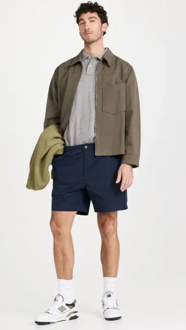 Polo Ralph Lauren Classic Fit Stretch Chino Prepster Shorts 6 Nautical | Thumbnail 5