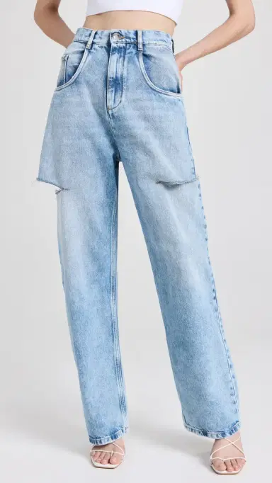 Maison Margiela Denim Jeans with Slash Details Blue 42 | Thumbnail 3 Maison Margiela Denim Jeans with Slash Details Blue 42 | Thumbnail 3