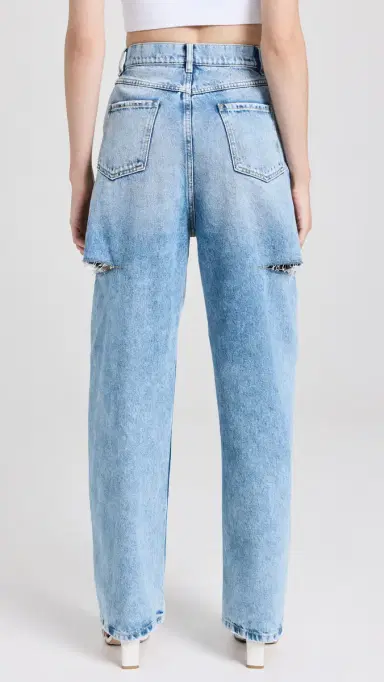Maison Margiela Denim Jeans with Slash Details Blue 42 | Thumbnail 4 Maison Margiela Denim Jeans with Slash Details Blue 42 | Thumbnail 4