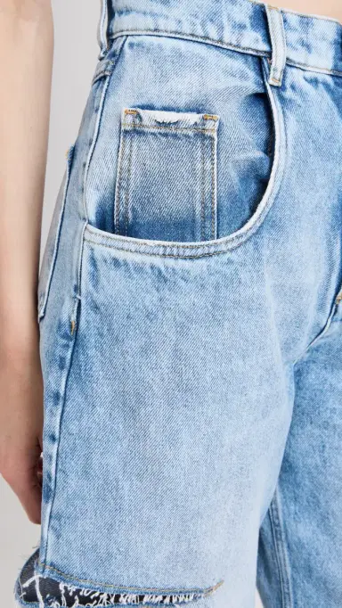 Maison Margiela Denim Jeans with Slash Details Blue 42 | Thumbnail 6 Maison Margiela Denim Jeans with Slash Details Blue 42 | Thumbnail 6