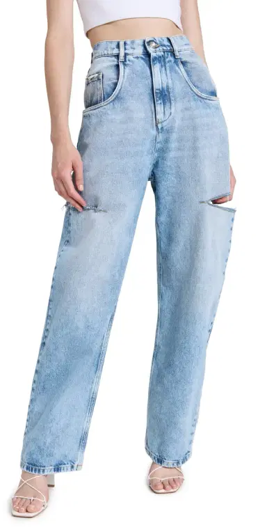 Maison Margiela Denim Jeans with Slash Details Blue 42 | Thumbnail 1 Maison Margiela Denim Jeans with Slash Details Blue 42 | Thumbnail 1