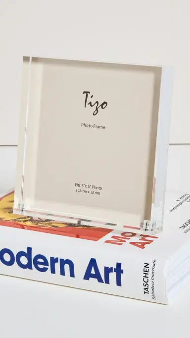 Tizo Design Clear Lucite Frame with Easel Back 5x5 | Thumbnail 3