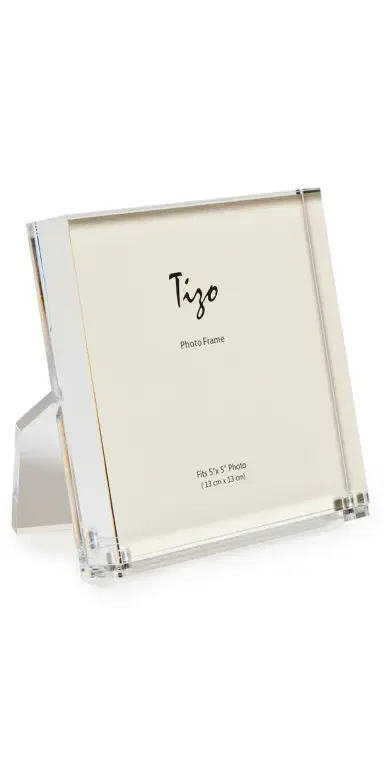 Tizo Design Clear Lucite Frame with Easel Back 5x5 | Thumbnail 1