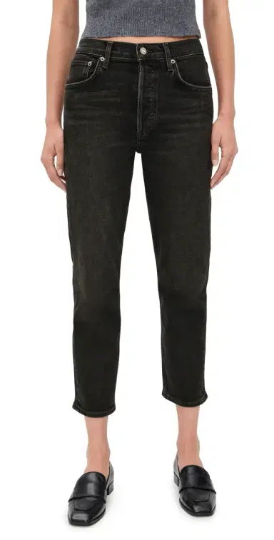 AGOLDE Riley High Rise Straight Crop Jeans | Thumbnail 1 AGOLDE Riley High Rise Straight Crop Jeans | Thumbnail 1