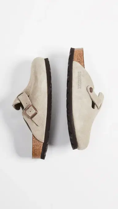 Birkenstock Boston Soft Footbed Clogs Taupe 37 | Thumbnail 5