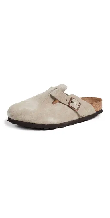 Birkenstock Boston Soft Footbed Clogs Taupe 37 | Thumbnail 1