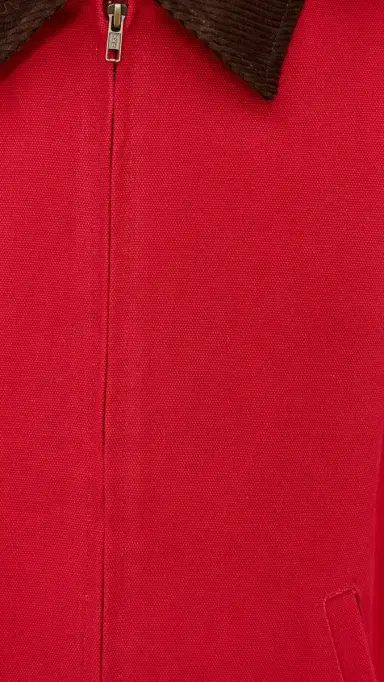 Lioness Workwear Barn Jacket Burgundy | Thumbnail 6