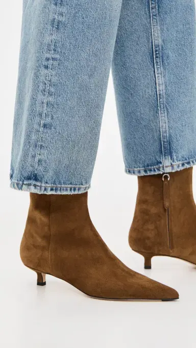 aeyde Sofie Cow Suede Leather Tobacco Boots Tobacco 36 | Thumbnail 3