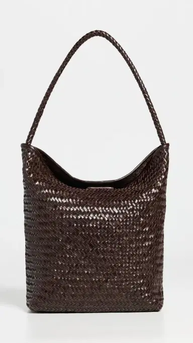 Madewell The Signature Woven Collection Bucket Bag Coffee Bean | Thumbnail 2 Madewell The Signature Woven Collection Bucket Bag Coffee Bean | Thumbnail 2