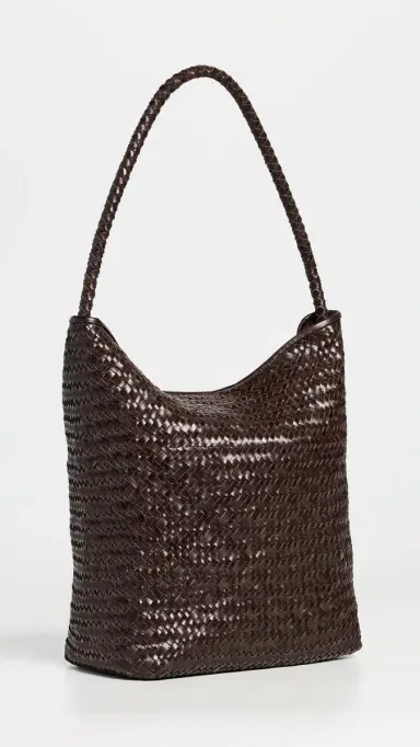 Madewell The Signature Woven Collection Bucket Bag Coffee Bean | Thumbnail 4 Madewell The Signature Woven Collection Bucket Bag Coffee Bean | Thumbnail 4