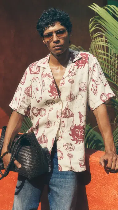 OAS Cantina Cuba Linen Shirt White L | Thumbnail 2