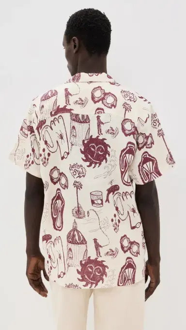 OAS Cantina Cuba Linen Shirt White L | Thumbnail 4