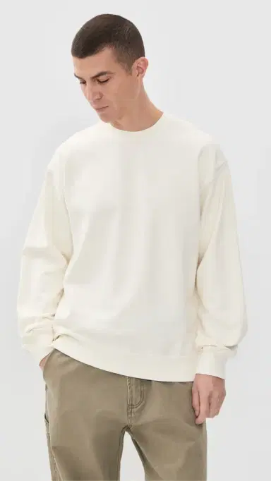 Madewell The McCarren Midweight Crewneck Sweatshirt Vintage Ivory L | Thumbnail 2 Madewell The McCarren Midweight Crewneck Sweatshirt Vintage Ivory L | Thumbnail 2