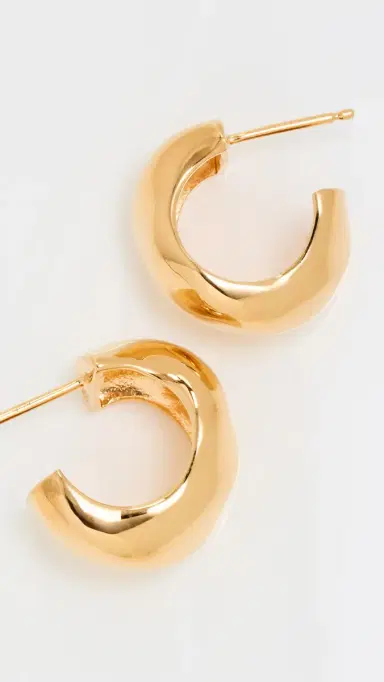 AGMES Small Celia Hoops | Thumbnail 4 AGMES Small Celia Hoops | Thumbnail 4