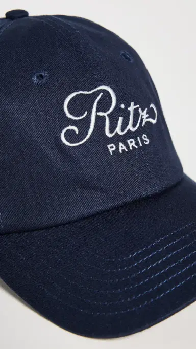 Frame x Ritz Paris Baseball Cap Navy One Size | Thumbnail 5