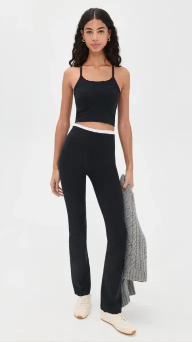 Beyond Yoga Spacedye ayered Bootcut Pants Darkest Night | Thumbnail 5