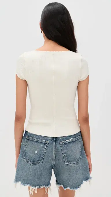 Free People Most Wanted Cardi Ivory M | Thumbnail 3