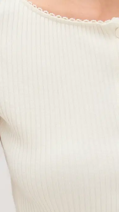 Free People Most Wanted Cardi Ivory M | Thumbnail 6