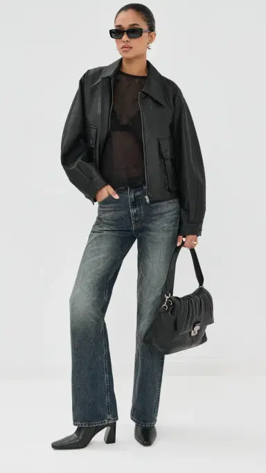 LE BOP Lace Tee Black Bow S | Thumbnail 5