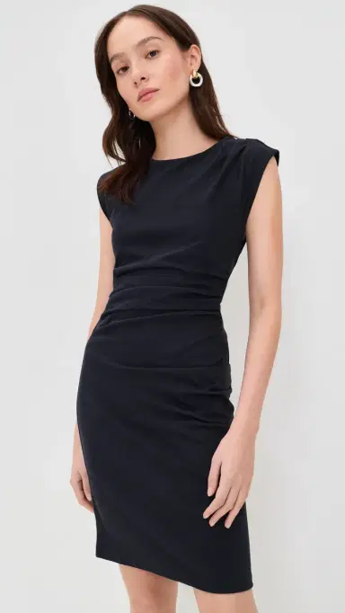 Vince Twisted Drape Dress Eclipse L | Thumbnail 2