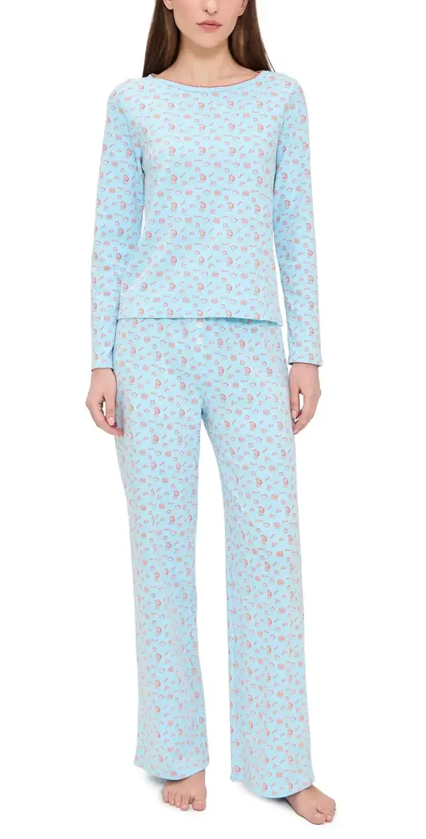 Brunch Cozy ajama Set French Blue