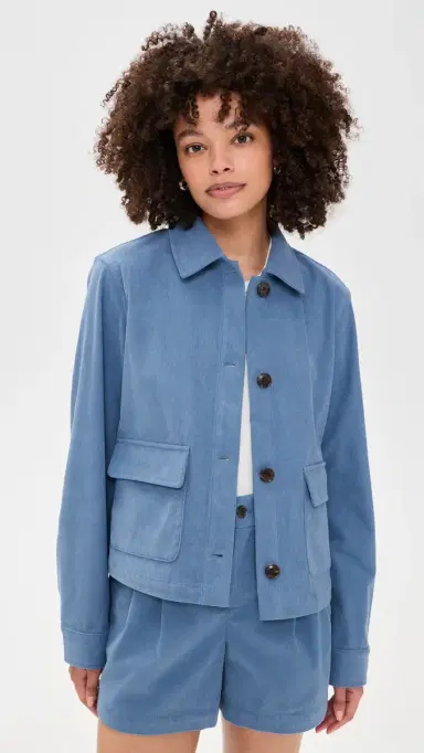 Varley Carlotta Corduroy Jacket Bijou | Thumbnail 2