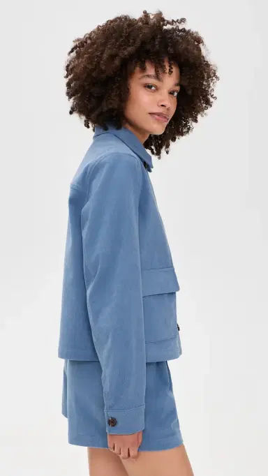 Varley Carlotta Corduroy Jacket Bijou | Thumbnail 4