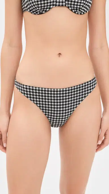 Onia Ashley Bikini Bottoms Black/White | Thumbnail 2