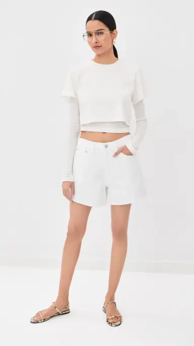 AGOLDE Leith Low Slung Relaxed Fit Shorts | Thumbnail 5