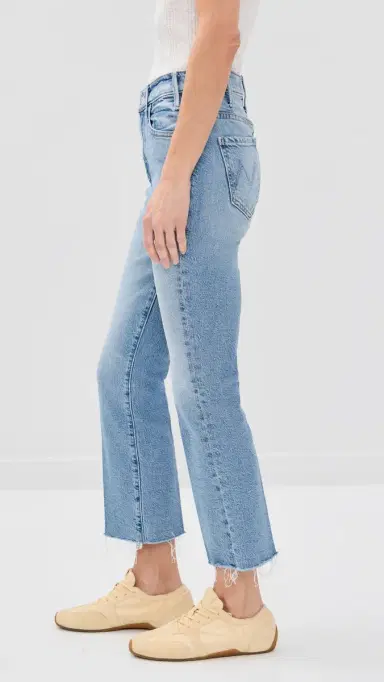 Mother Petite Lil Hustler Ankle Fray Jeans Sow Surreal 23 | Thumbnail 4